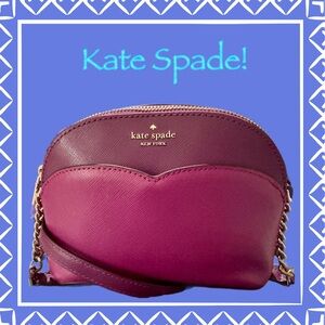 💜Kate Spade💜                                Two-Tone Purple Crossbody Bag